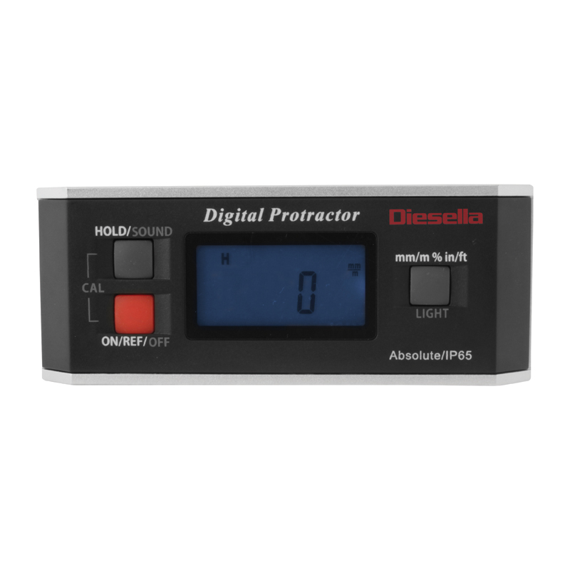 Digital vaterpas IP65 150 mm/0,05ÃÂ° 4×90ÃÂ° med stort LCD display