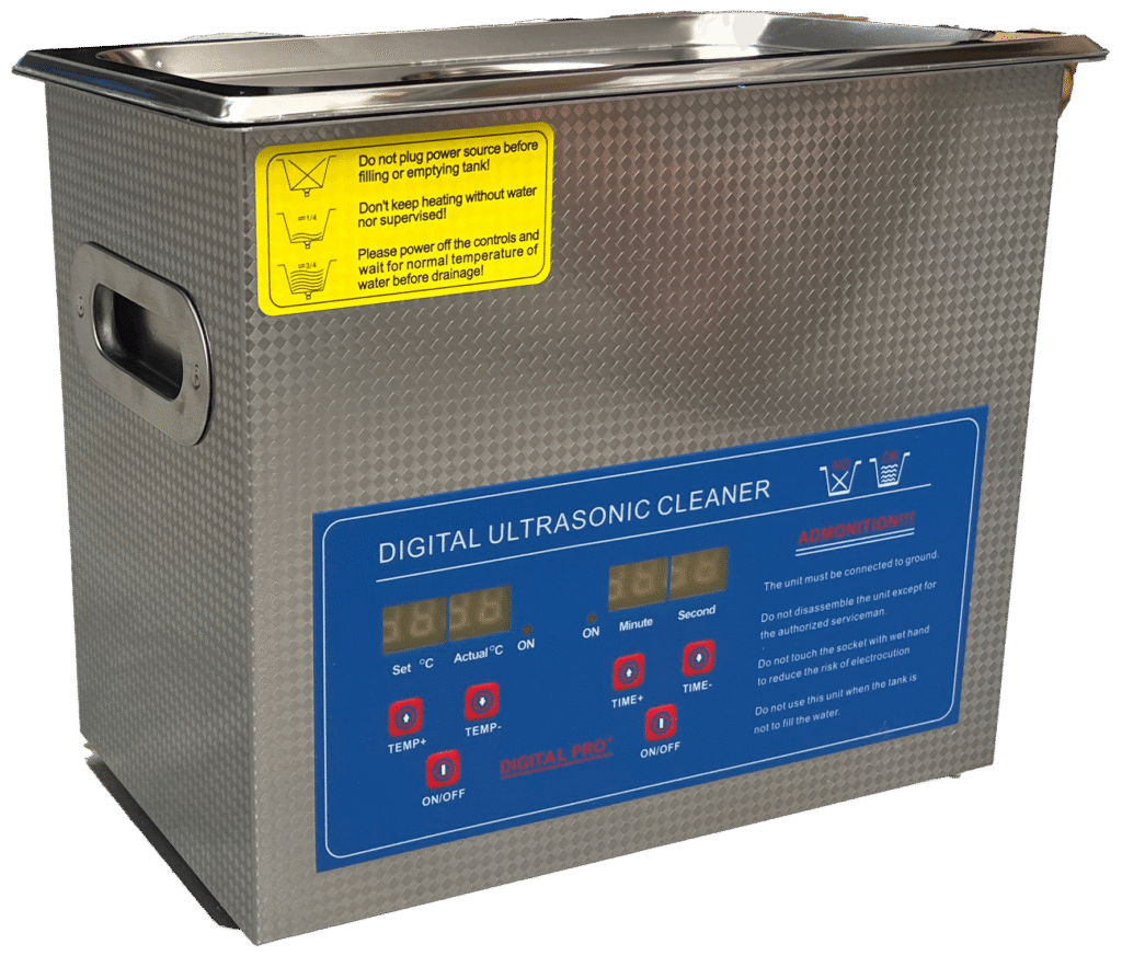 Ultralydsrenser 40kHz 120W, kar 24ÃÂ13,5ÃÂ10cm, 3ltr