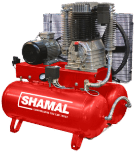 Shamal kompressor S65/90+90 650ltr/min 5,5HK 400V