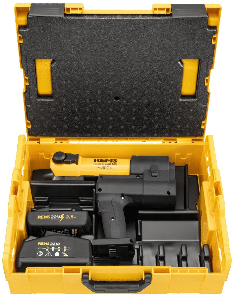 REMS AkkuPress E 22V BasicPack pressvÃ¦rktÃ¸j L-Boxx
