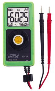 Elma 25a  –  Lommemultimeter med automatisk AC/DC valg