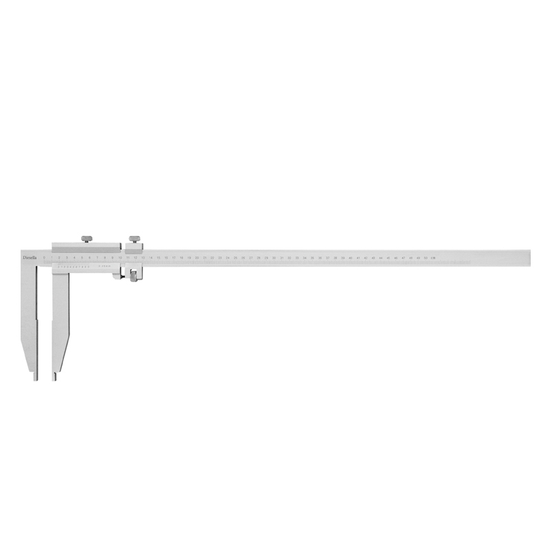 Vaerkstedsskydelaere 0-750×0,05 mm med finjustering og 150 mm kaeber