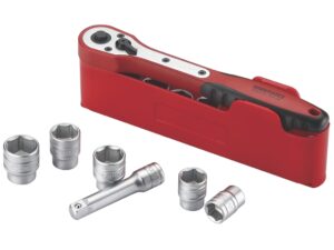 Topnoeglesaet 1/4"  Teng Tools M1413N1